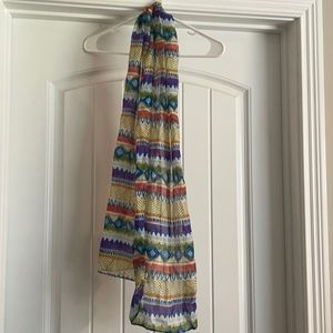 Thin decorative scarf